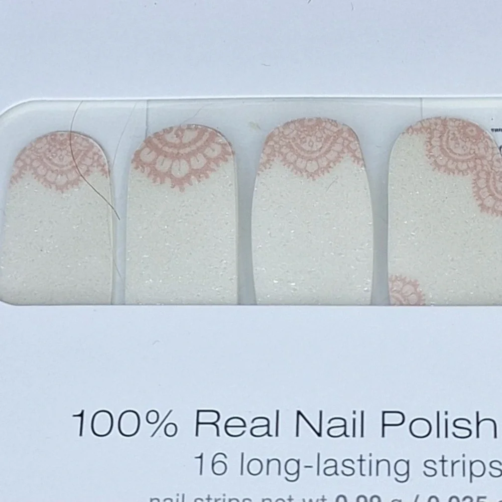 Color Street 100%‎ Nail Polish Strips Lace The Facts Made in USA 16 Count New